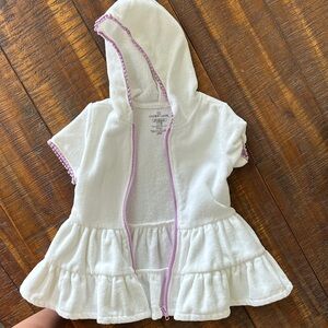 Caden Land Hooded Terry Cloth Cover-Up